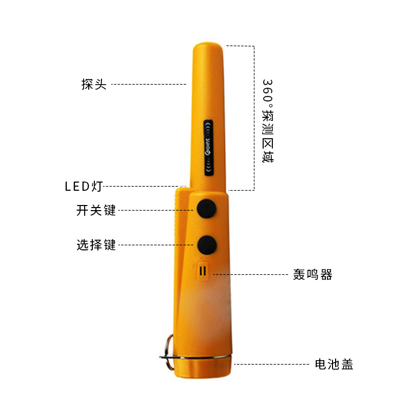 高效探寶利器 廠家直銷手持金屬探測器116900的全面解析
